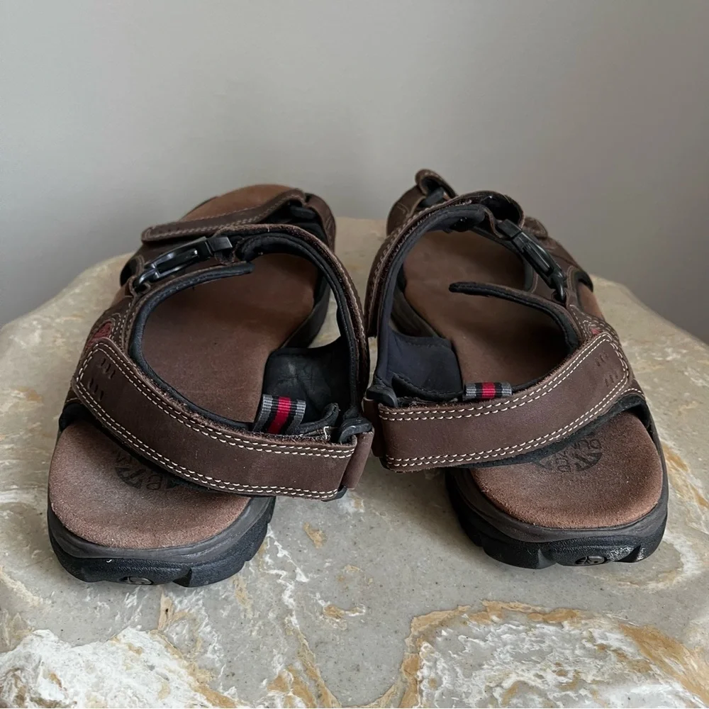 Dunham Nolan Men's 11 Java Brown Outdoor Comfort Sandals Hiking Waterproof Comfy